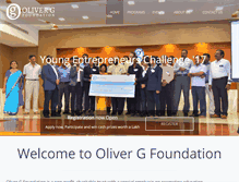 Tablet Screenshot of olivergfoundation.org